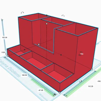 Ống Cắm Bút 4 - Thiết Kế Tối Giản Cho Bàn Làm Việc