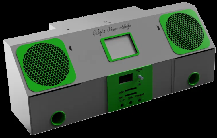 YanO-Radio - Vỏ hộp đài phát thanh DIY in 3D - Image 1