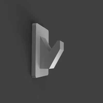 Móc treo tường low-poly tối giản