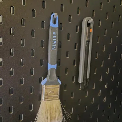 Móc treo phẳng tiết kiệm diện tích cho IKEA Skadis