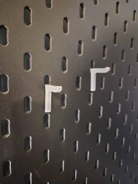 Móc treo phẳng tiết kiệm diện tích cho IKEA Skadis - Image 2