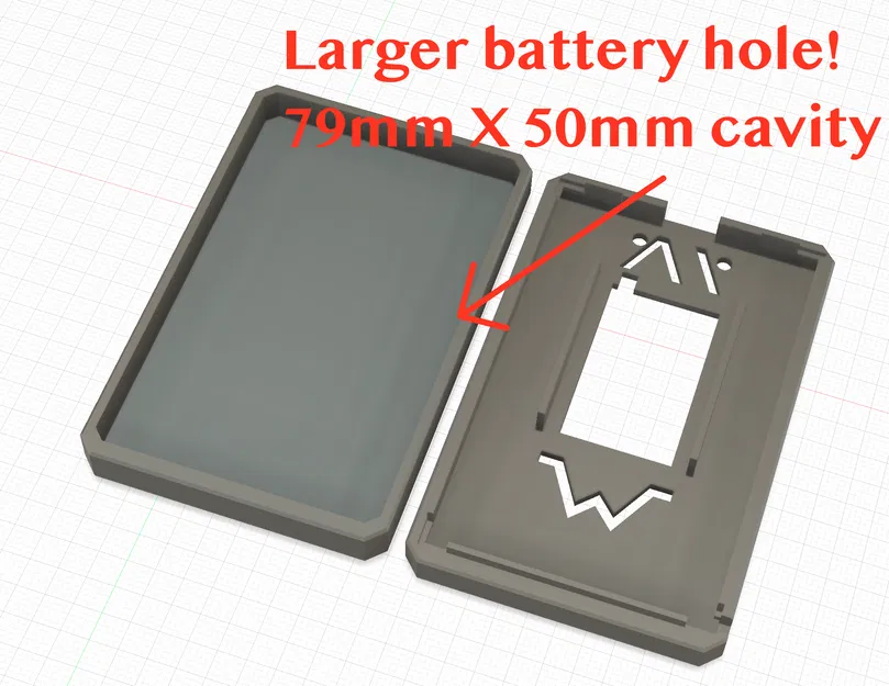 Vỏ bảo vệ Heltec V3 với không gian chứa pin dung lượng lớn - Image 3