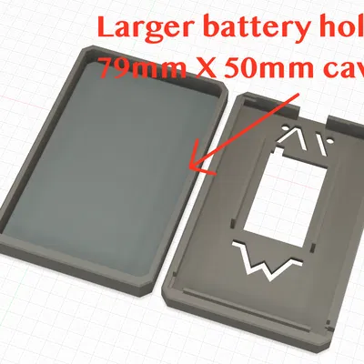 Vỏ bảo vệ Heltec V3 với không gian chứa pin dung lượng lớn