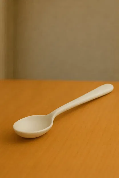 Mô hình 3D chiếc thìa nhỏ xinh: Hướng dẫn in chi tiết cho người mới - Image 1