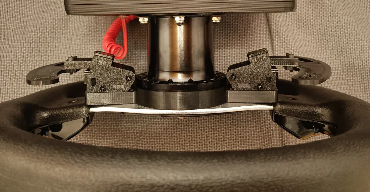 Giá đỡ lẫy chuyển số từ tính và LED cho vô lăng Rally (Simracing, Racing wheel) - Image 2