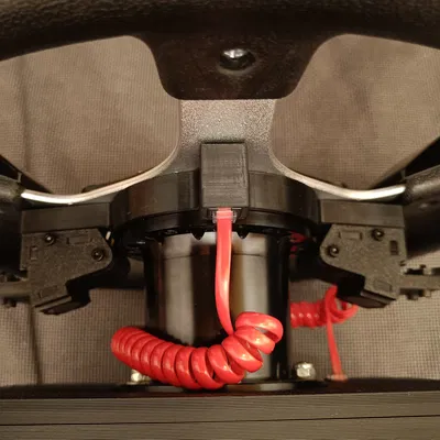 Giá đỡ lẫy chuyển số từ tính và LED cho vô lăng Rally (Simracing, Racing wheel)