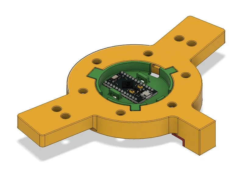 Giá đỡ lẫy chuyển số từ tính và LED cho vô lăng Rally (Simracing, Racing wheel) - Image 5
