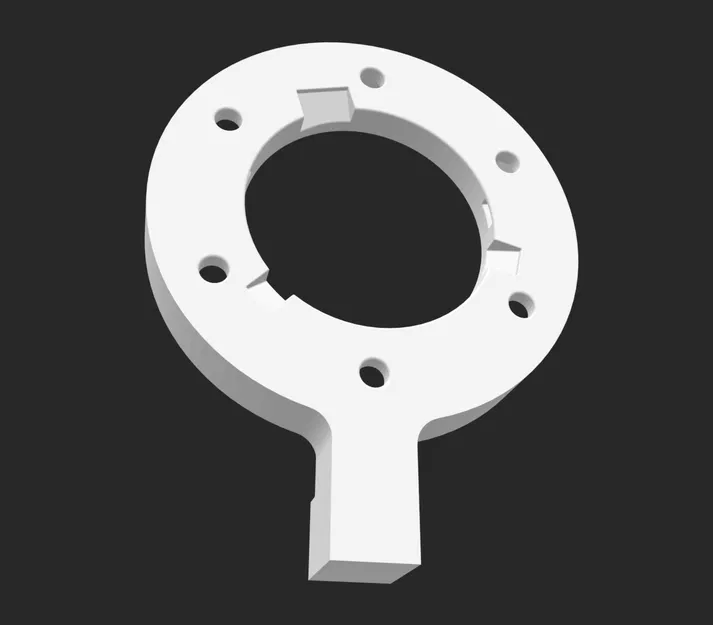 Giá đỡ bộ vi điều khiển vô lăng đua xe simracing chuẩn PCD 70mm - Image 1