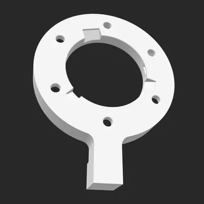 Giá đỡ bộ vi điều khiển vô lăng đua xe simracing chuẩn PCD 70mm