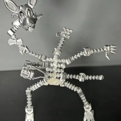 Mô hình nhân vật Mangle FNAF in 3D có khớp nối cực chất
