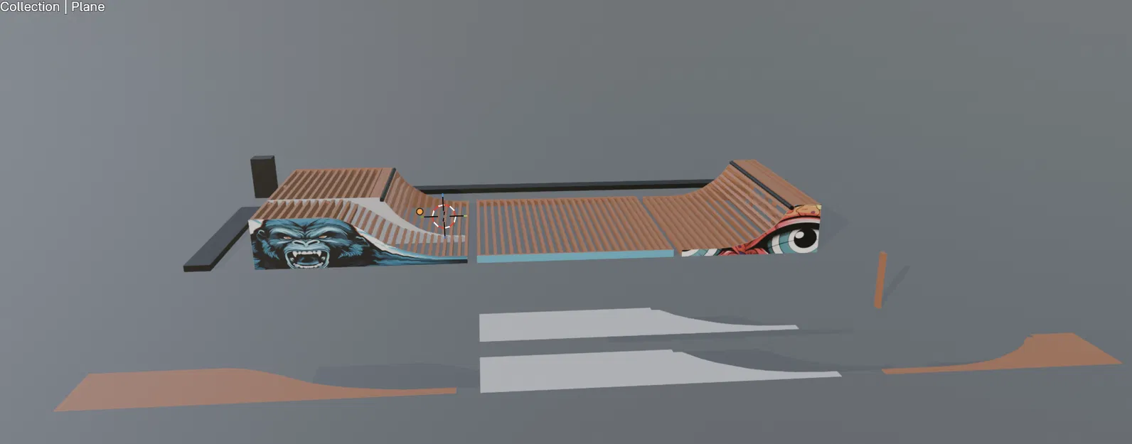 Bản vẽ thiết kế cầu trượt ván Mini Ramp chi tiết cho người chơi - Image 1