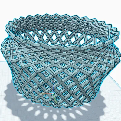 Giỏ đựng đồ 3D Schalle Modern thiết kế lưới hiện đại