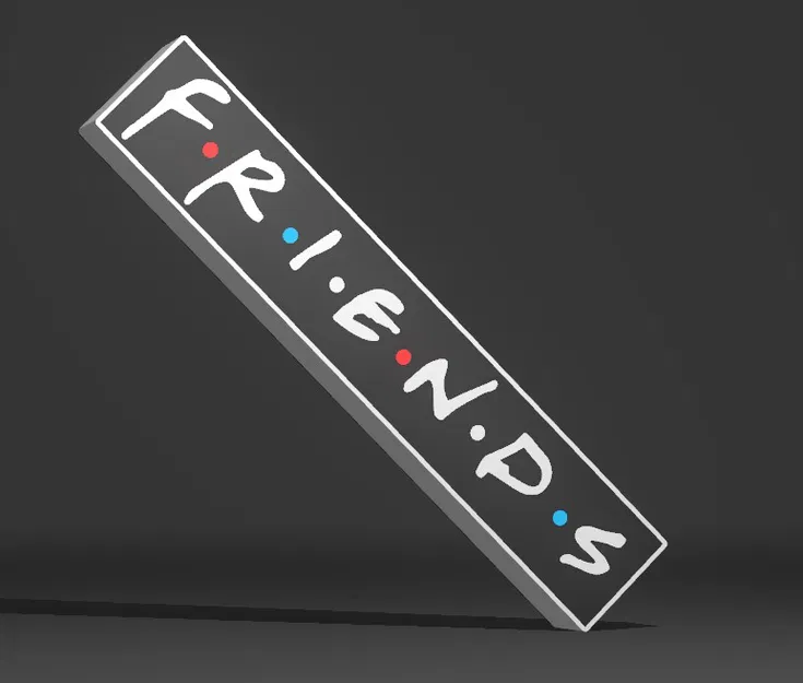 Mô hình đèn trang trí Lightbox Friends độc đáo cho người hâm mộ - Image 2