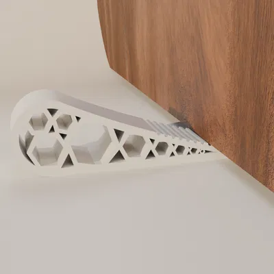 Chặn cửa họa tiết tổ ong (Honeycomb Doorstop) - Mẫu in 3D hữu ích
