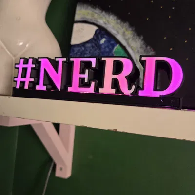 Đèn bàn trang trí #NERD (Không cần AMS)