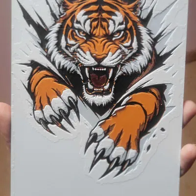 Tigre - Tranh HueForge 3D đa sắc