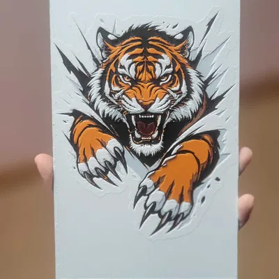 Tigre - Tranh HueForge 3D đa sắc