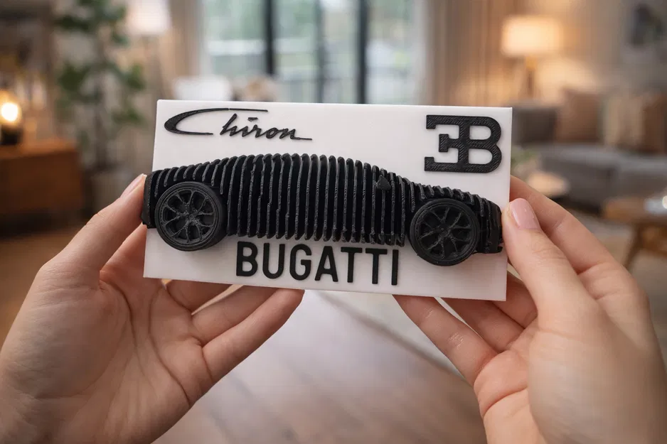 Mô hình Bugatti Chiron dạng lớp (Layered Model) - Image 2