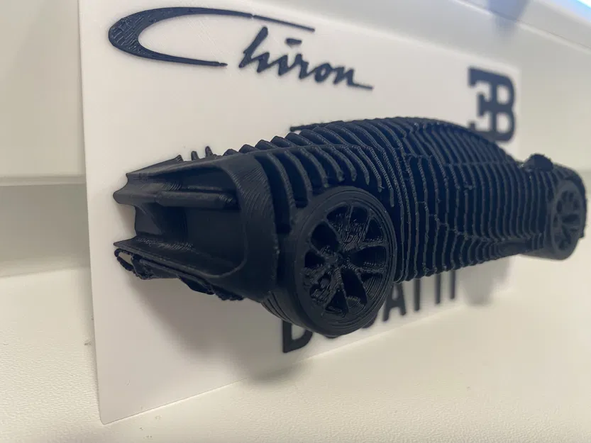 Mô hình Bugatti Chiron dạng lớp (Layered Model) - Image 4