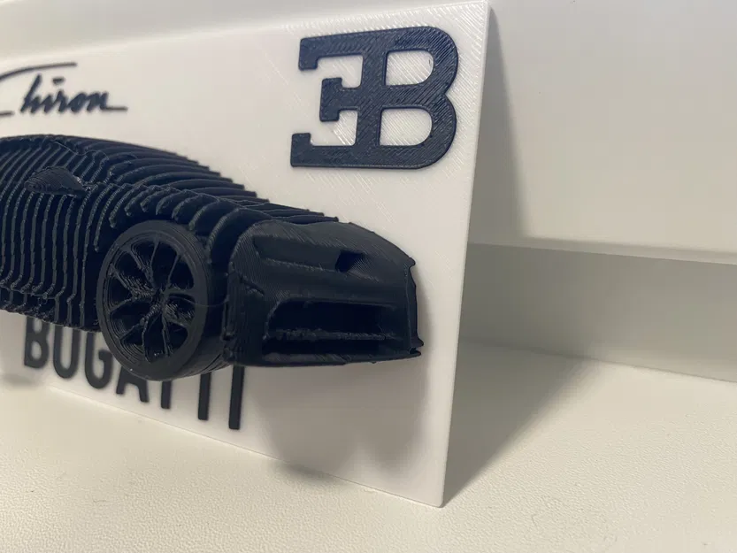 Mô hình Bugatti Chiron dạng lớp (Layered Model) - Image 5