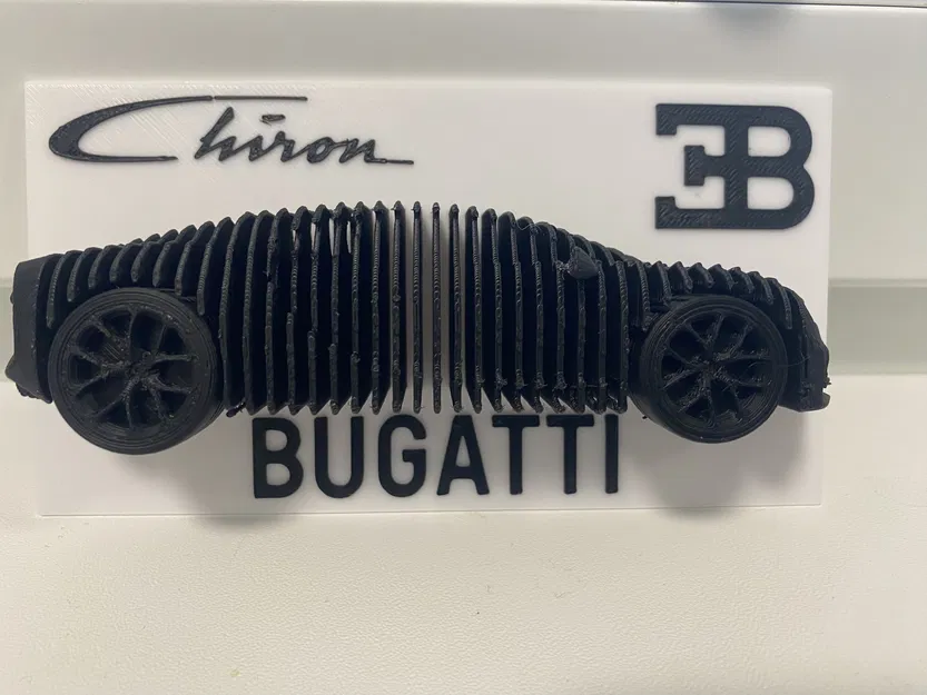 Mô hình Bugatti Chiron dạng lớp (Layered Model) - Image 6