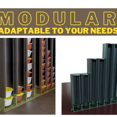 Khay đựng viên nén cà phê Dolce Gusto thông minh - Tự in 3D tại nhà