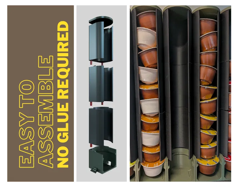 Khay đựng viên nén cà phê Dolce Gusto thông minh - Tự in 3D tại nhà - Image 3