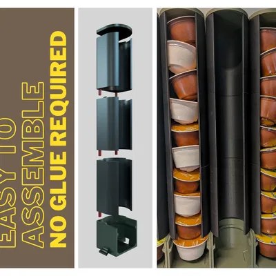 Khay đựng viên nén cà phê Dolce Gusto thông minh - Tự in 3D tại nhà