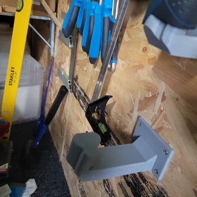 Giá treo máy chà nhám Bosch 12V - Giải pháp 3D ngăn nắp cho xưởng