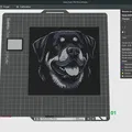 Mô hình HueForge Rottweiler 3D - Thumbnail 3