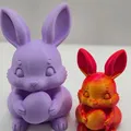 Chú Thỏ Phục Sinh Ôm Trứng – Vật Phẩm Trang Trí Đáng Yêu - Thumbnail 1