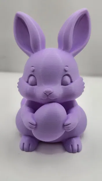 Chú Thỏ Phục Sinh Ôm Trứng – Vật Phẩm Trang Trí Đáng Yêu - Image 4