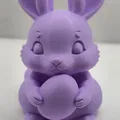 Chú Thỏ Phục Sinh Ôm Trứng – Vật Phẩm Trang Trí Đáng Yêu - Thumbnail 4