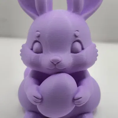 Chú Thỏ Phục Sinh Ôm Trứng – Vật Phẩm Trang Trí Đáng Yêu