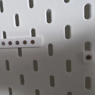 Bộ Khay Từ Tính Cho Bảng Skadis (Phiên Bản 1 & 5 Nam Châm) — Không Cần Support