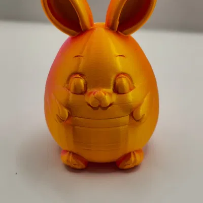 Tượng Chú Thỏ Trứng Phục Sinh (Easter Bunny Egg Figurine)