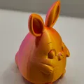 Tượng Chú Thỏ Trứng Phục Sinh (Easter Bunny Egg Figurine) - Thumbnail 2