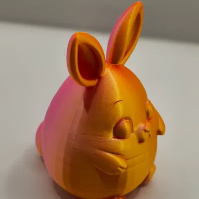 Tượng Chú Thỏ Trứng Phục Sinh (Easter Bunny Egg Figurine)