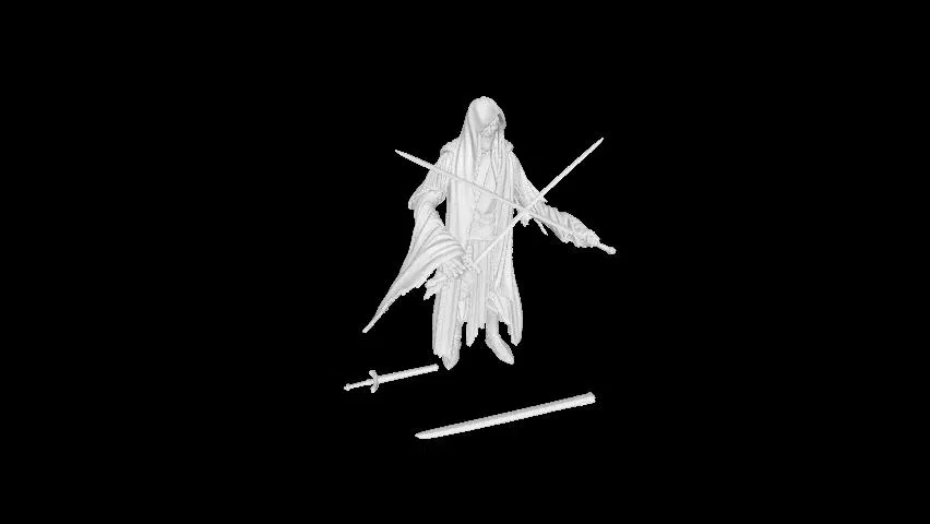 Mô hình Nazgul Lord of the Rings in 3D cực chi tiết cho người hâm mộ - Image 1