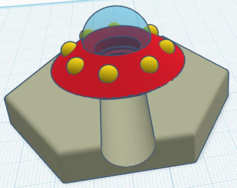 Mô hình đĩa bay Exquisite Kieran trang trí Gravitrax cực chất - Image 1