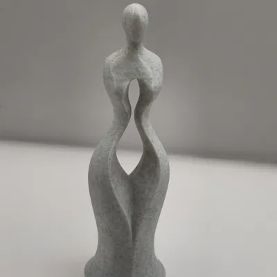 Tượng Nữ Trừu tượng – Tượng Phụ nữ Phong cách Tối giản