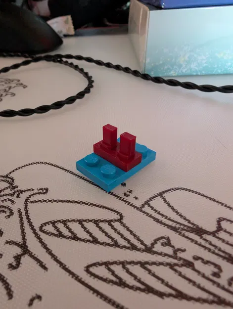 Đế giữ chân cho Minifig (Lego Minifig Heel Saver Flat-top) chắc chắn - Image 1