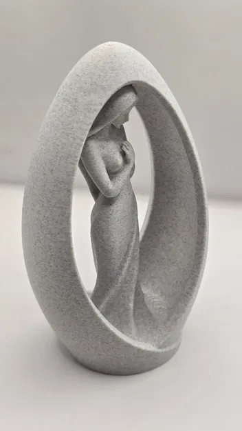 Tượng Người Phụ Nữ Thanh Lịch – Tượng Nữ Trừu Tượng - Image 4