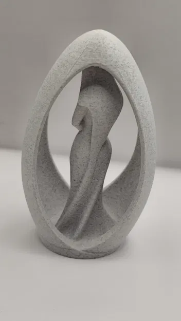 Tượng Người Phụ Nữ Thanh Lịch – Tượng Nữ Trừu Tượng - Image 5