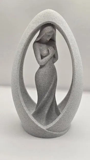 Tượng Người Phụ Nữ Thanh Lịch – Tượng Nữ Trừu Tượng - Image 7