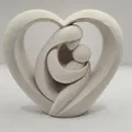 Tượng Điêu Khắc Trái Tim Mẹ và Bé – Tượng Gia Đình - Thumbnail 2