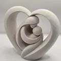 Tượng Điêu Khắc Trái Tim Mẹ và Bé – Tượng Gia Đình - Thumbnail 3