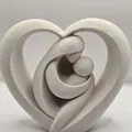 Tượng Điêu Khắc Trái Tim Mẹ và Bé – Tượng Gia Đình - Thumbnail 4