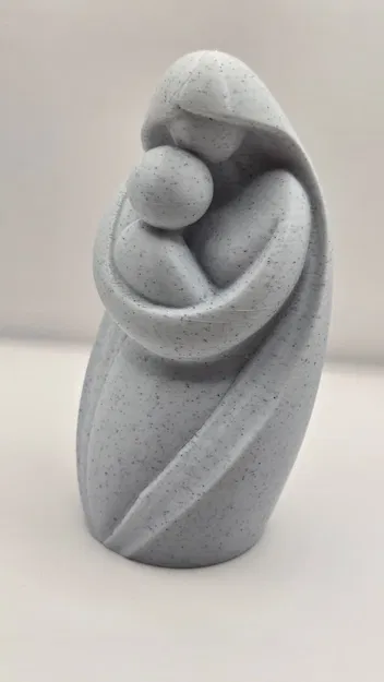 Tượng Mẹ Bồng Con (Mother and Child Embrace Sculpture) - Image 5