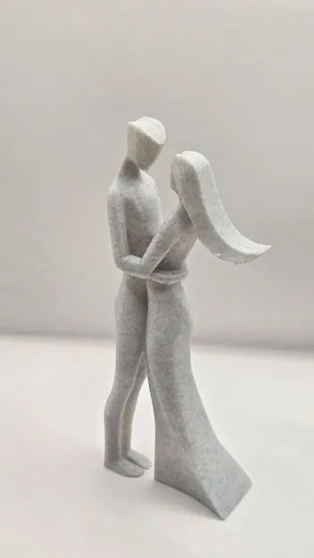 Tượng Đôi Tối Giản – Nghệ Thuật Trừu Tượng Lãng Mạn - Image 5